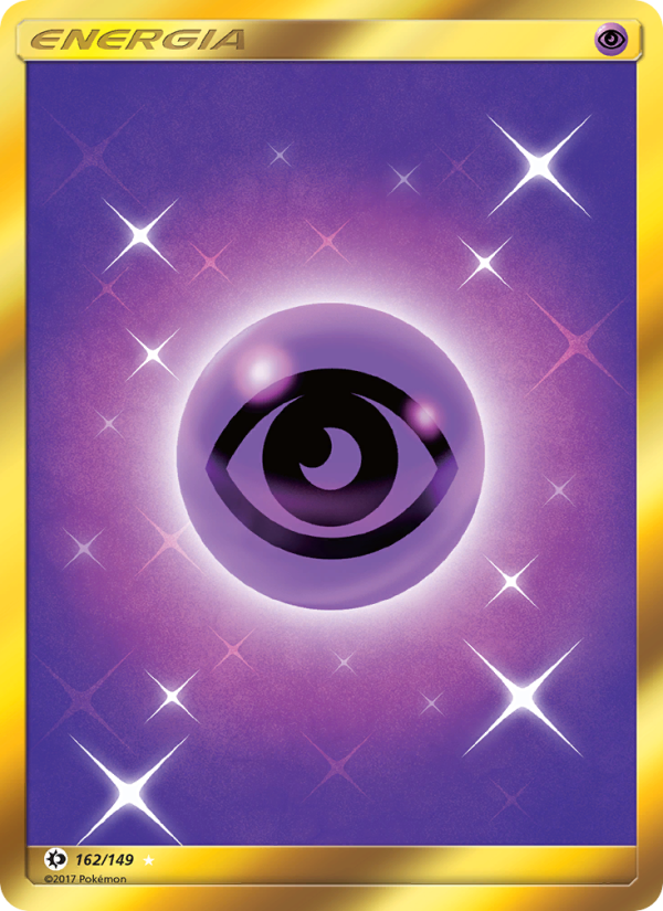 Energia Psíquica 162 — Sun & Moon (Portuguese Pokémon TCG card)