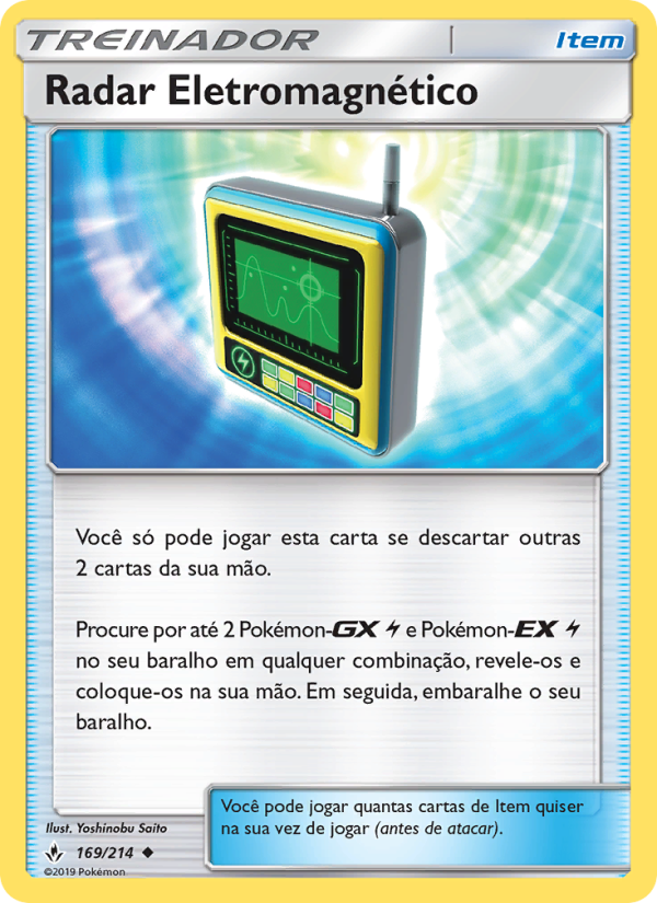 Radar Eletromagnético 169 — Elos Inquebráveis (Portuguese Pokémon TCG card)