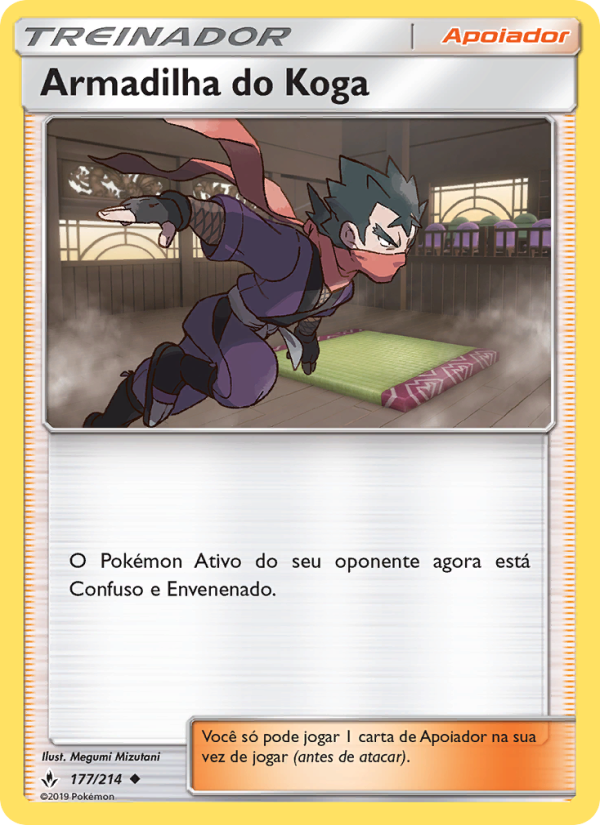 Armadilha do Koga 177 — Elos Inquebráveis (Portuguese Pokémon TCG card)