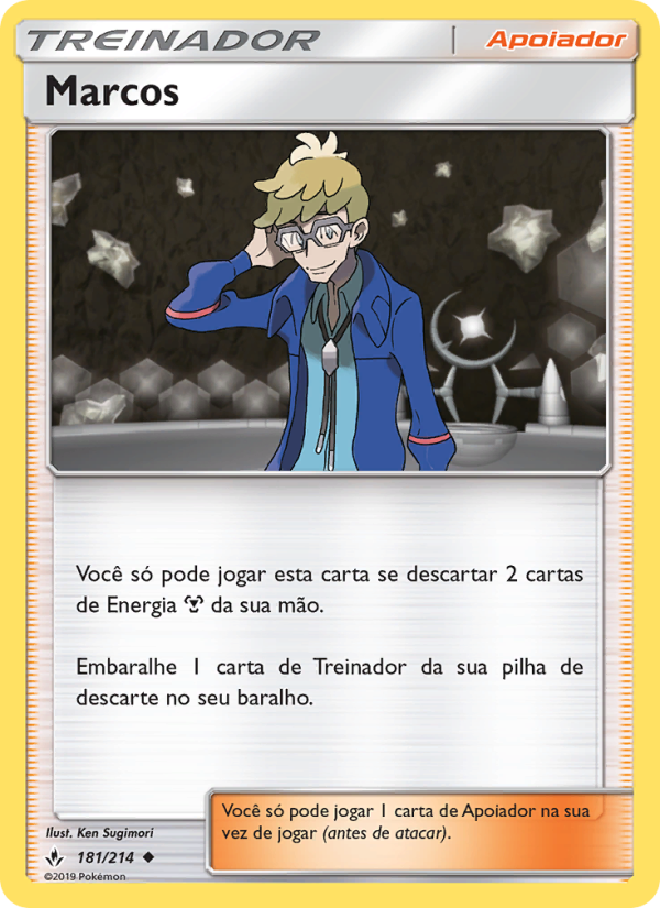 Marcos 181 — Elos Inquebráveis (Portuguese Pokémon TCG card)