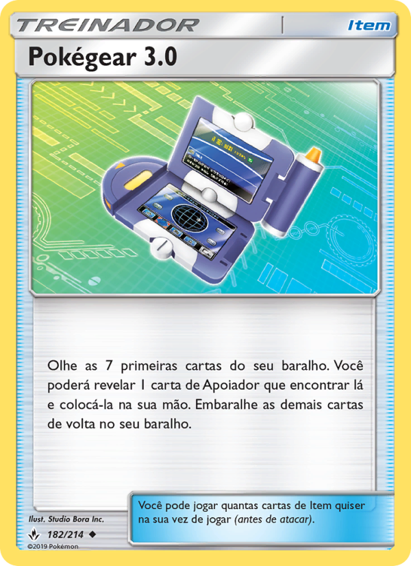 Pokégear 3.0 182 — Elos Inquebráveis (Portuguese Pokémon TCG card)