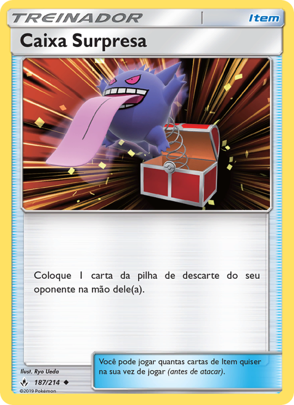 Caixa Surpresa 187 — Elos Inquebráveis (Portuguese Pokémon TCG card)