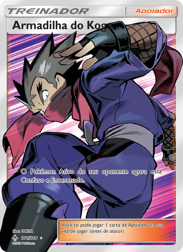 Armadilha do Koga 211 — Elos Inquebráveis (Portuguese Pokémon TCG card)
