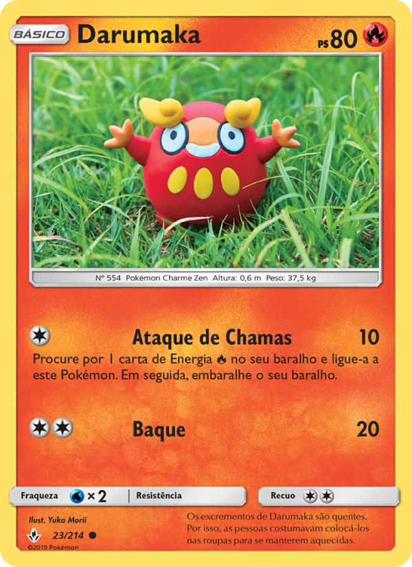 Darumaka 23 — Elos Inquebráveis (Portuguese Pokémon TCG card)