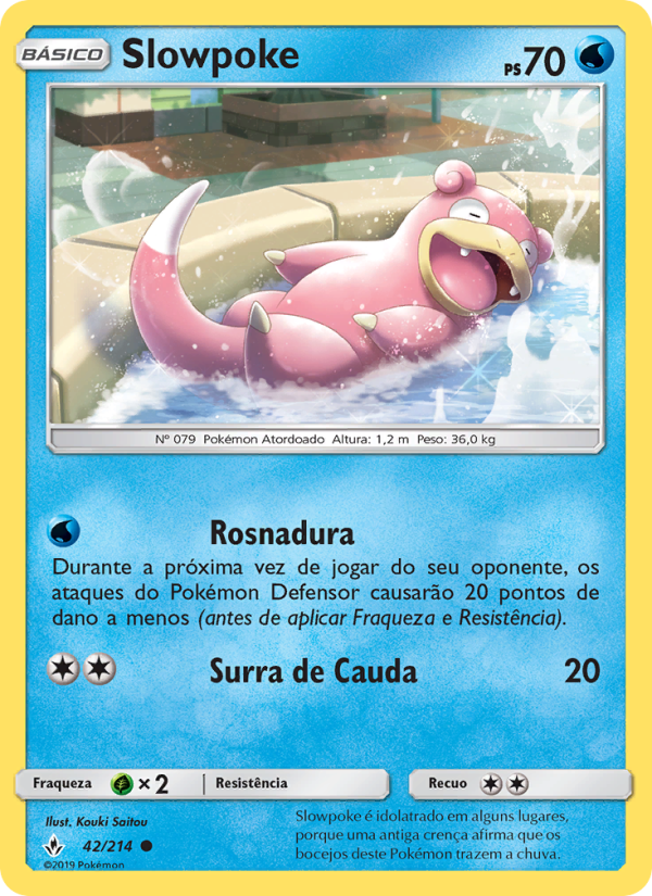 Slowpoke 42 — Elos Inquebráveis (Portuguese Pokémon TCG card)
