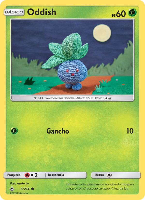Oddish 6 — Elos Inquebráveis (Portuguese Pokémon TCG card)