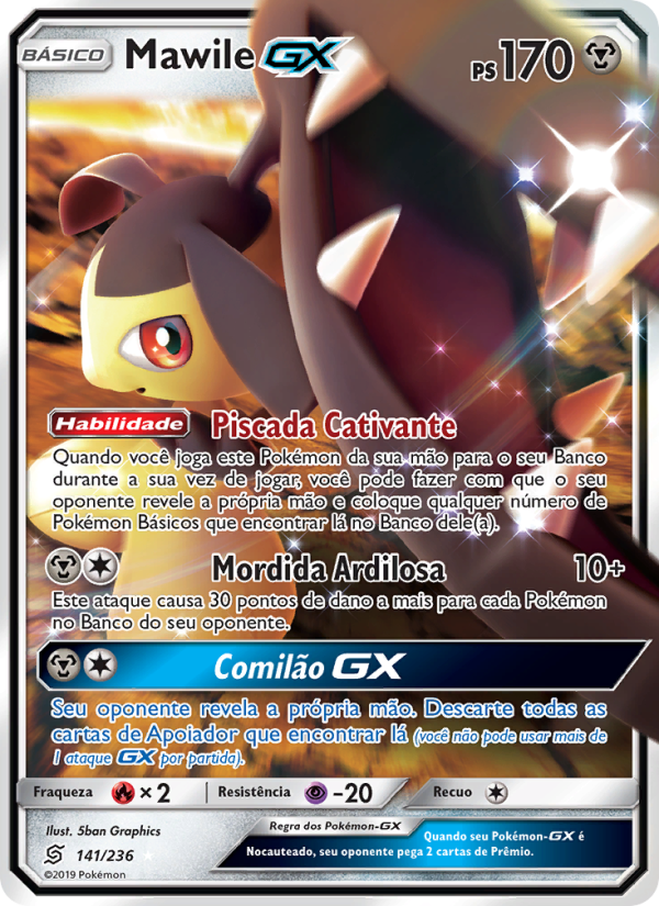 Mawile GX 141 — Sintonia Mental  (Portuguese Pokémon TCG card)