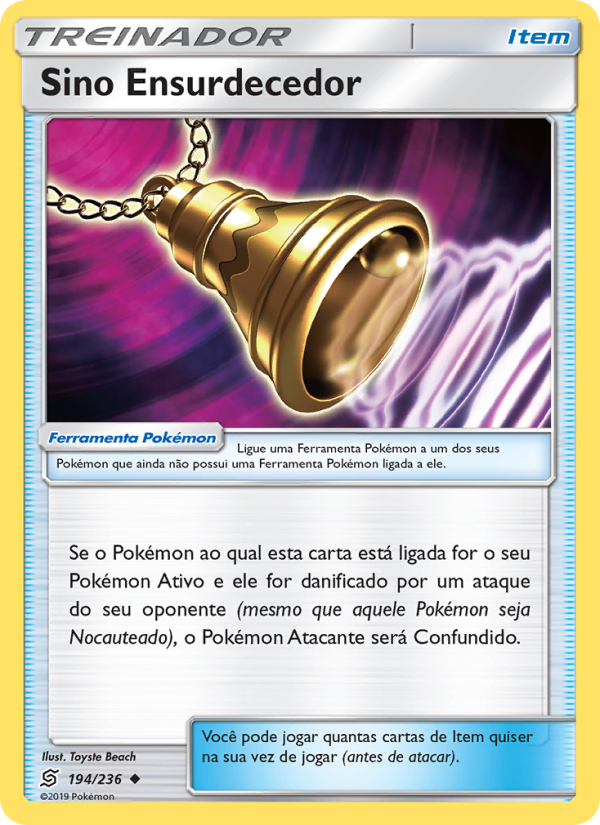 Sino Ensurdecedor 194 — Sintonia Mental  (Portuguese Pokémon TCG card)