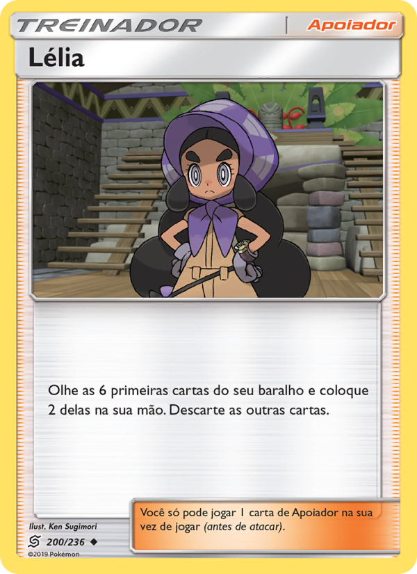 Lélia 200 — Sintonia Mental (Portuguese Pokémon TCG card)