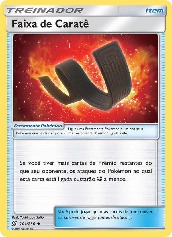 Faixa de Caratê 201 — Sintonia Mental (Portuguese Pokémon TCG card)
