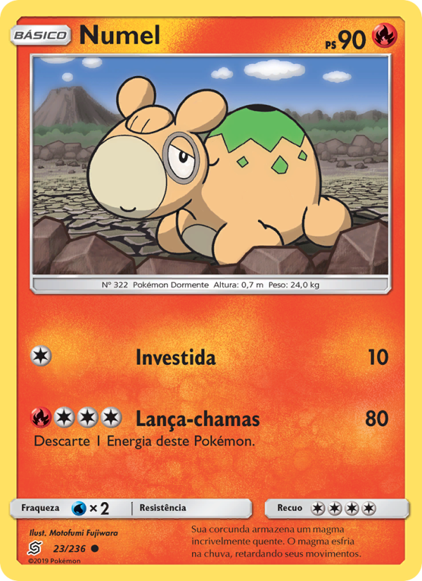 Numel 23 — Sintonia Mental (Portuguese Pokémon TCG card)
