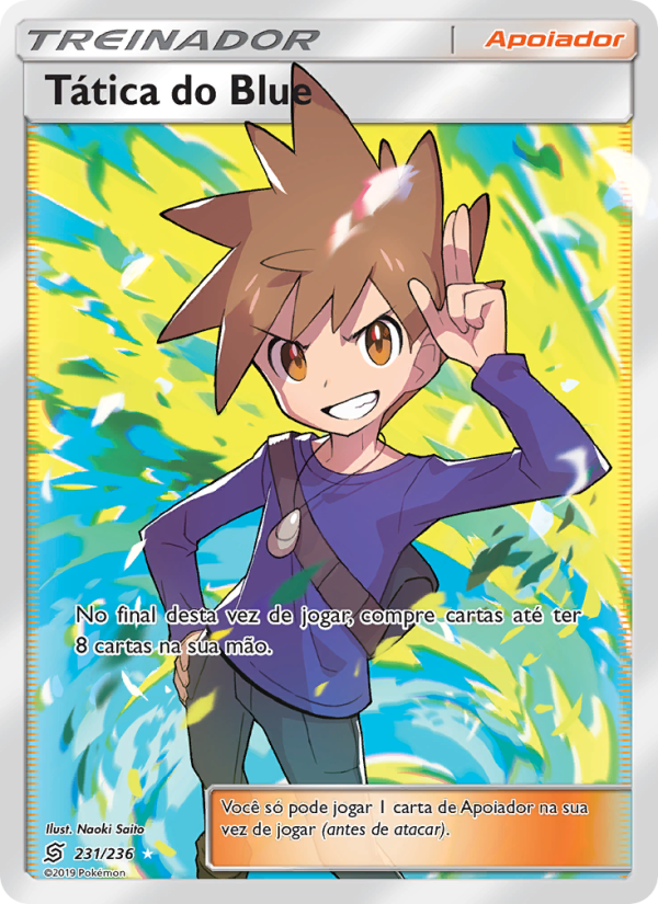 Tática do Blue 231 — Sintonia Mental (Portuguese Pokémon TCG card)