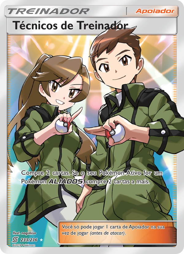 Técnicos de Treinador 233 — Sintonia Mental  (Portuguese Pokémon TCG card)