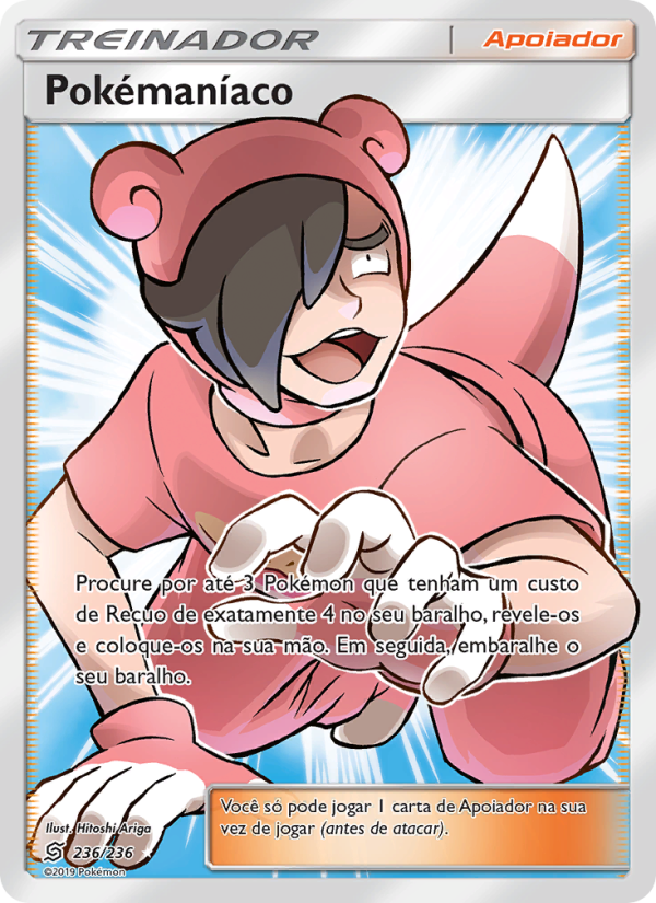 Pokémaníaco 236 — Sintonia Mental  (Portuguese Pokémon TCG card)