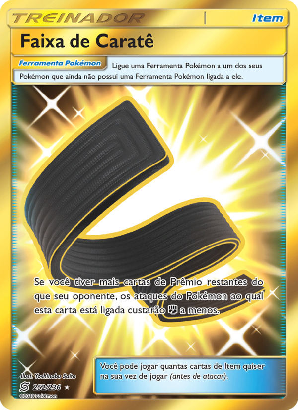 Faixa de Caratê 252 — Sintonia Mental (Portuguese Pokémon TCG card)