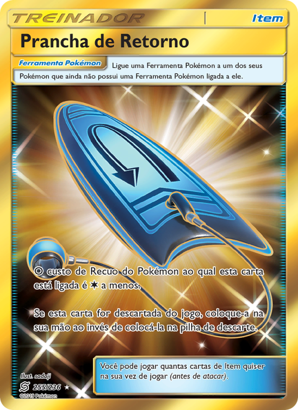 Prancha de Retorno 255 — Sintonia Mental  (Portuguese Pokémon TCG card)