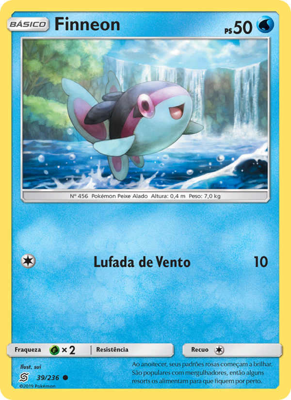 Finneon 39 — Sintonia Mental (Portuguese Pokémon TCG card)