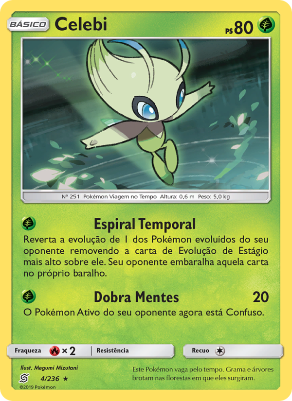 Celebi 4 — Sintonia Mental (Portuguese Pokémon TCG card)