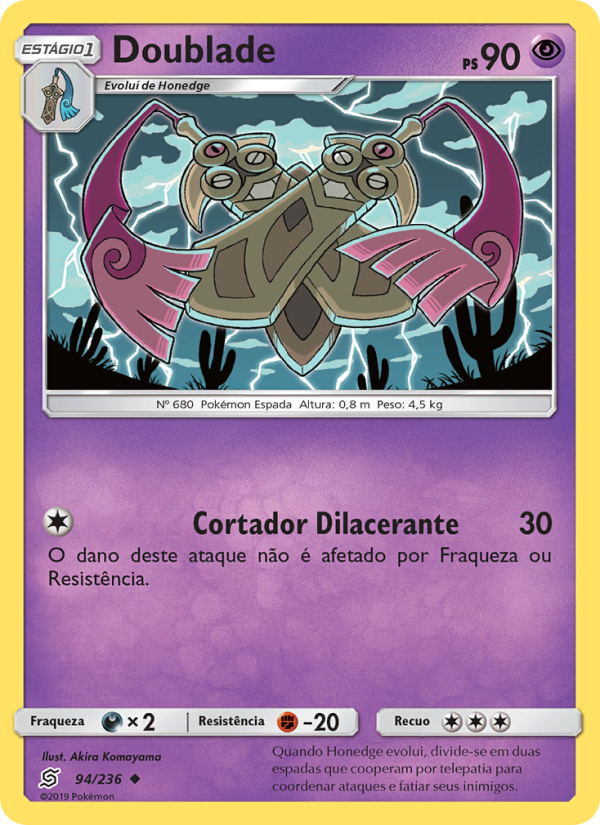 Doublade 94 — Sintonia Mental  (Portuguese Pokémon TCG card)