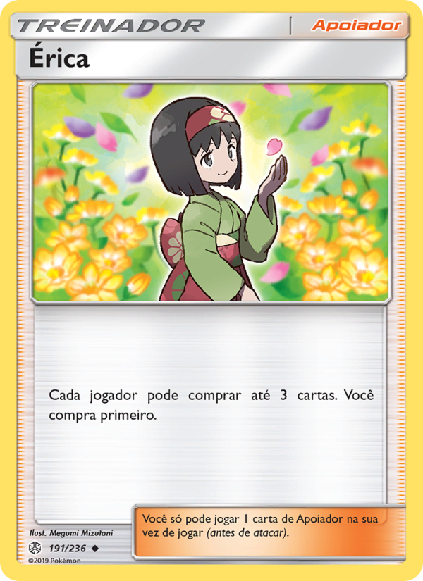 Érica 191 — Eclipse Cósmico (Portuguese Pokémon TCG card)