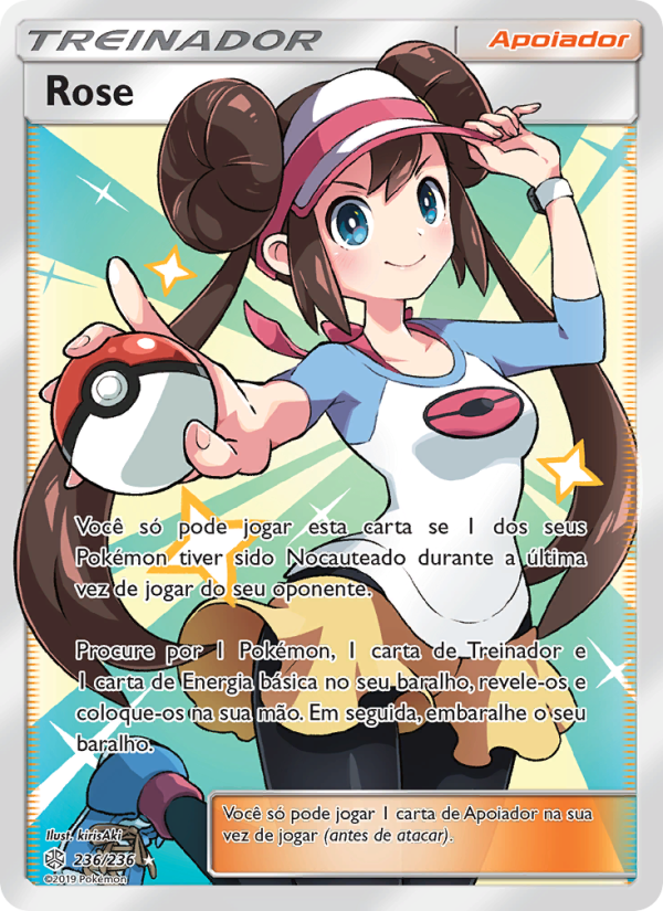 Rose 236 — Eclipse Cósmico (Portuguese Pokémon TCG card)