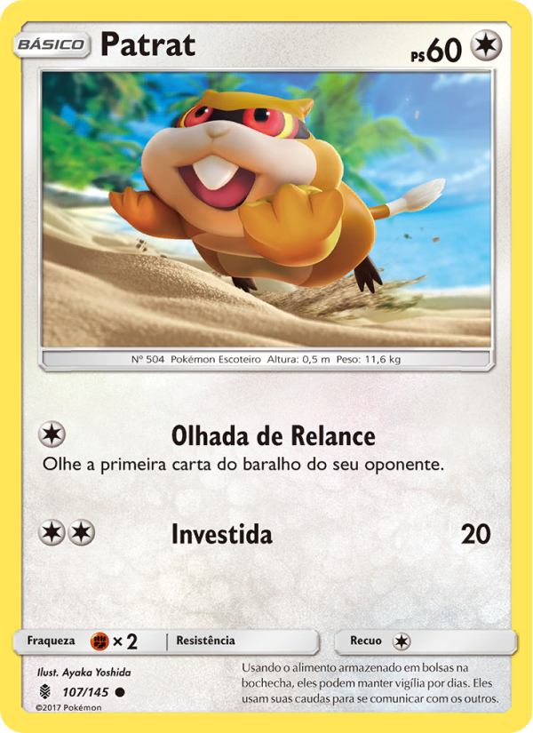 Patrat 107 — Guardiões Ascendentes (Portuguese Pokémon TCG card)