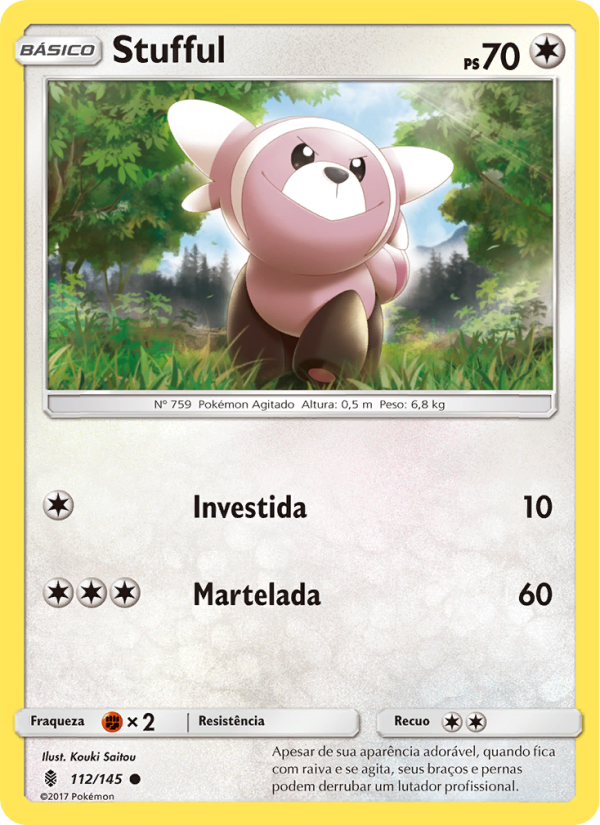 Stufful 112 — Guardiões Ascendentes (Portuguese Pokémon TCG card)