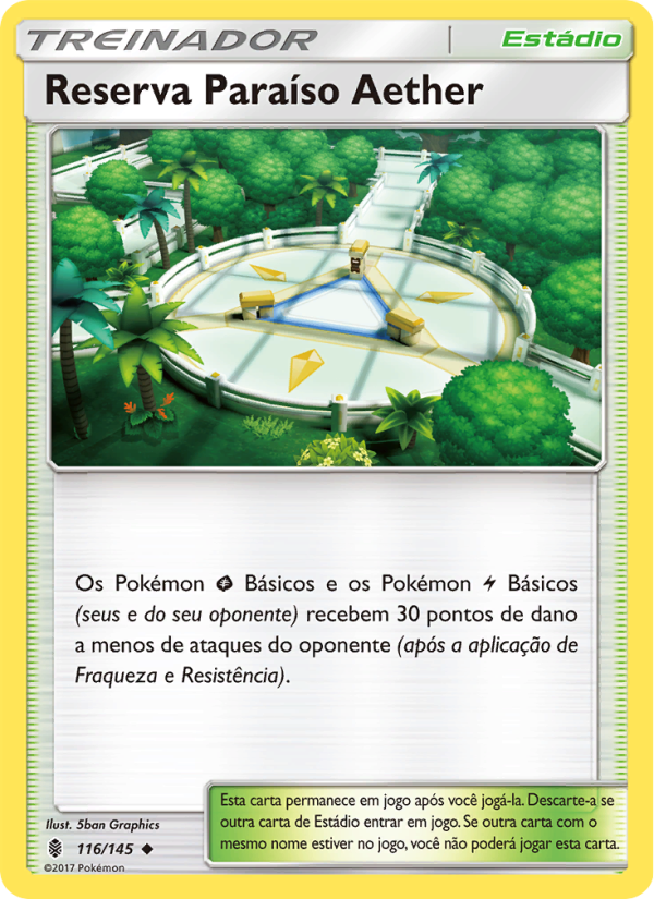 Reserva Paraíso Aether 116 — Guardiões Ascendentes (Portuguese Pokémon TCG card)