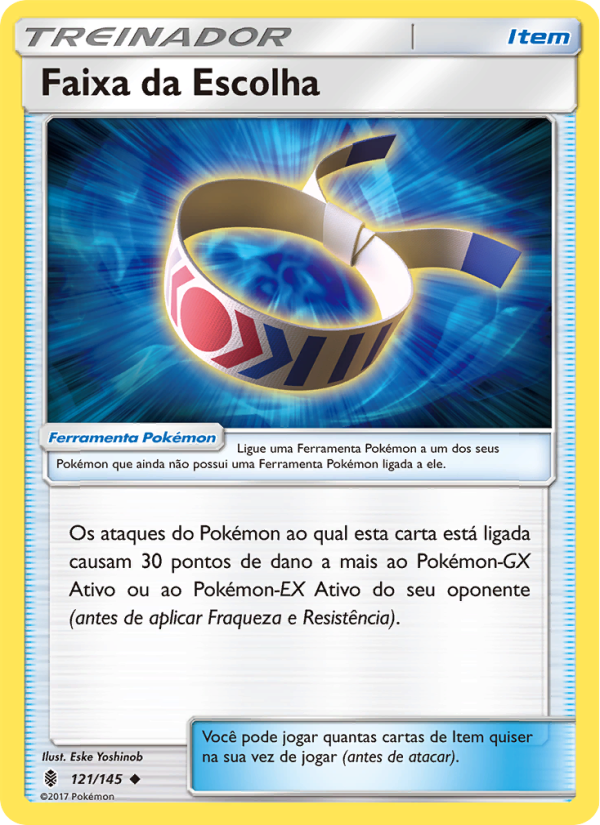 Faixa da Escolha 121 — Guardiões Ascendentes (Portuguese Pokémon TCG card)
