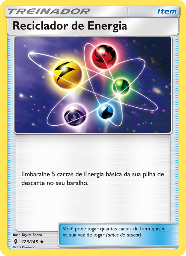 Reciclador de Energia 123 — Guardiões Ascendentes (Portuguese Pokémon TCG card)