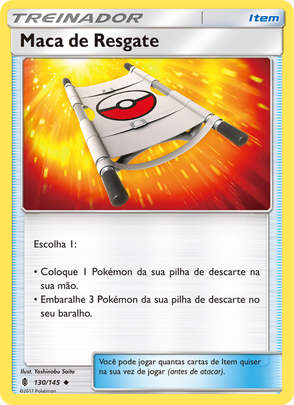 Maca de Resgate 130 — Guardiões Ascendentes (Portuguese Pokémon TCG card)