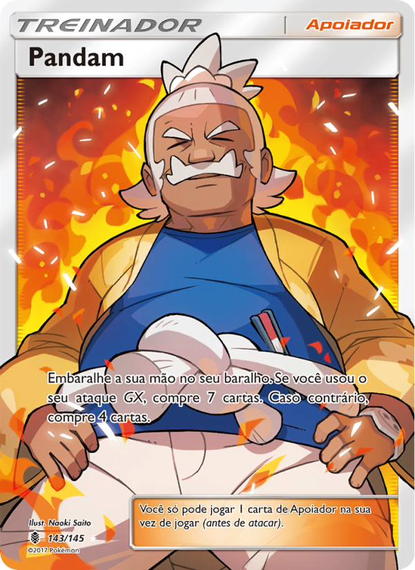 Pandam 143 — Guardiões Ascendentes (Portuguese Pokémon TCG card)