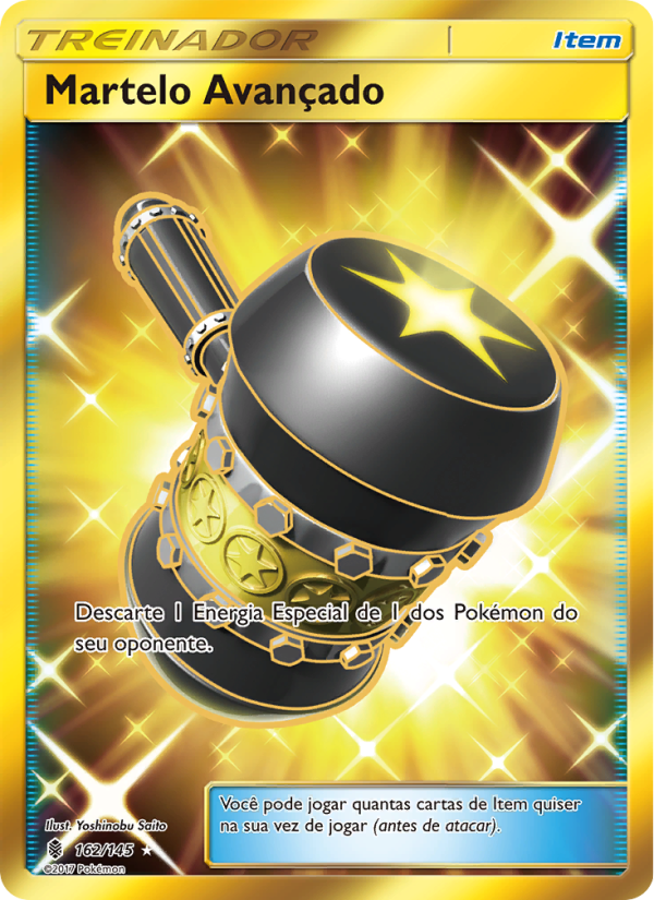 Martelo Avançado 162 — Guardiões Ascendentes (Portuguese Pokémon TCG card)