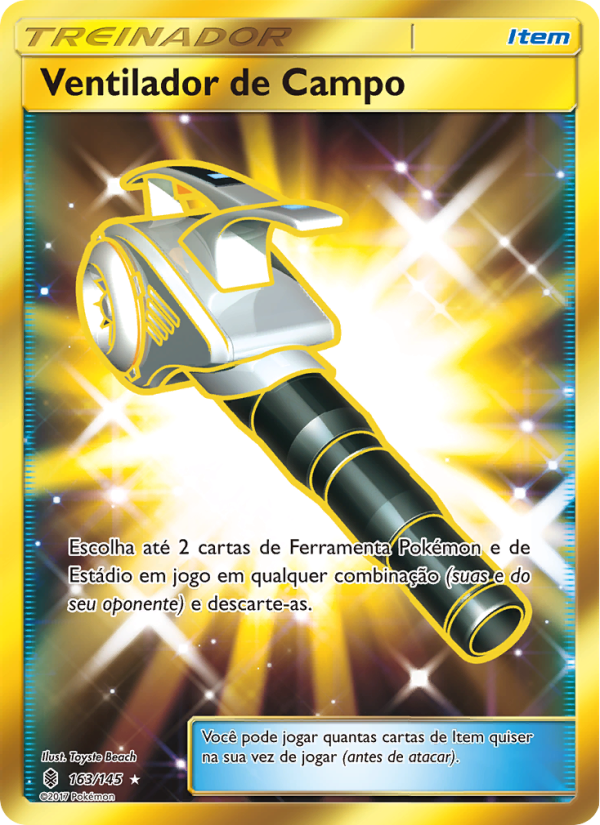 Ventilador de Campo 163 — Guardiões Ascendentes (Portuguese Pokémon TCG card)