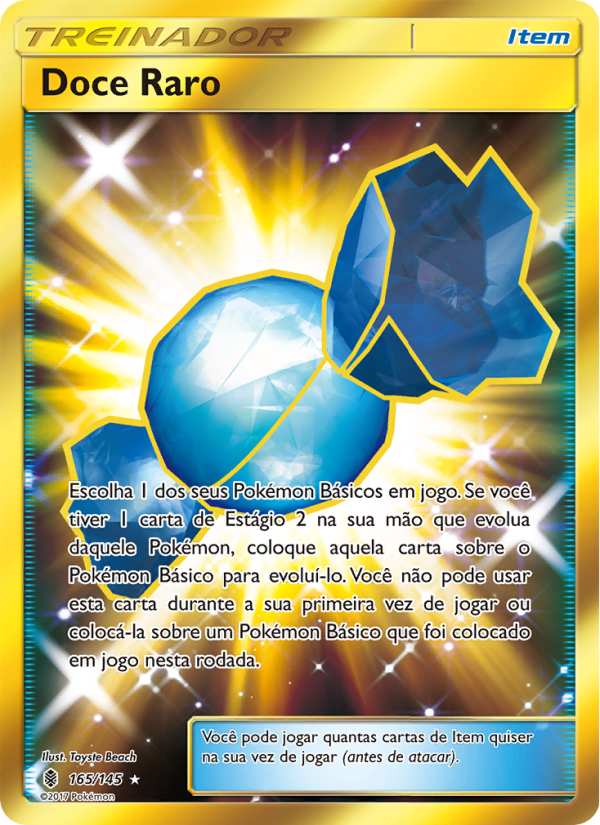 Doce Raro 165 — Guardiões Ascendentes (Portuguese Pokémon TCG card)