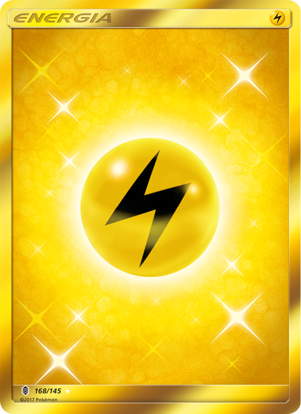 Energia de Raios 168 — Guardiões Ascendentes (Portuguese Pokémon TCG card)