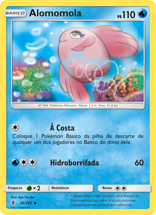 Alomomola 36 — Guardiões Ascendentes (Portuguese Pokémon TCG card)