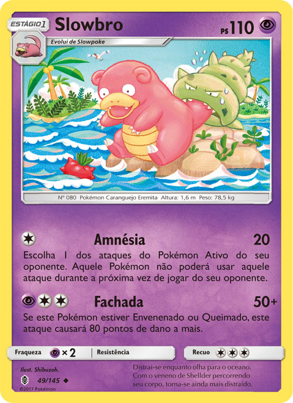 Slowbro 49 — Guardiões Ascendentes (Portuguese Pokémon TCG card)