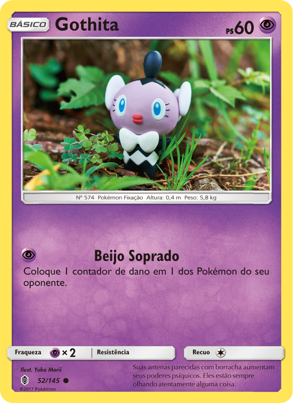 Gothita 52 — Guardiões Ascendentes (Portuguese Pokémon TCG card)