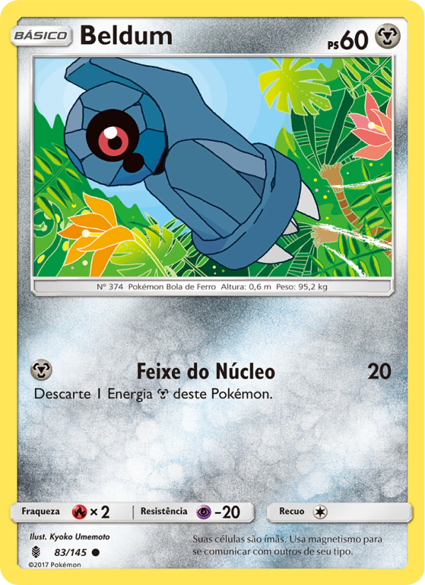 Beldum 83 — Guardiões Ascendentes (Portuguese Pokémon TCG card)