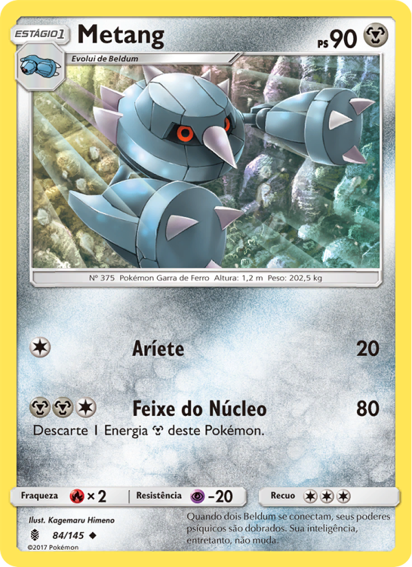 Metang 84 — Guardiões Ascendentes (Portuguese Pokémon TCG card)
