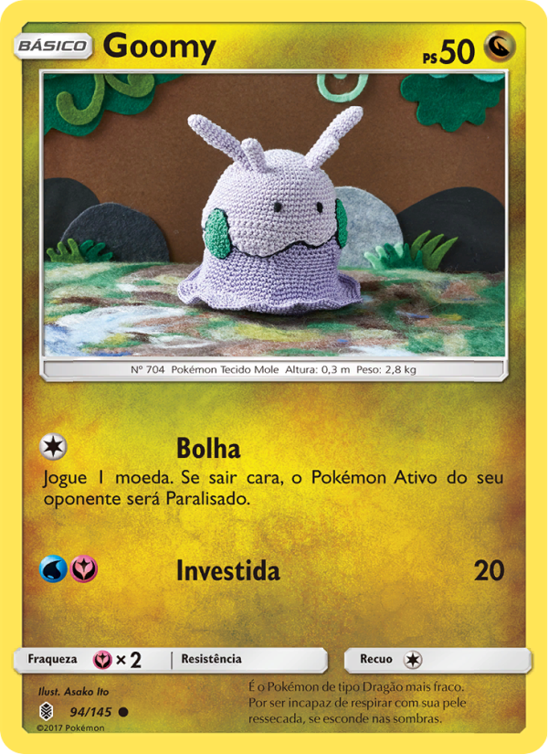Goomy 94 — Guardiões Ascendentes (Portuguese Pokémon TCG card)
