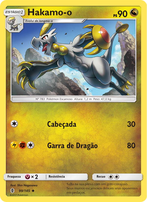 Hakamo-o 99 — Guardiões Ascendentes (Portuguese Pokémon TCG card)
