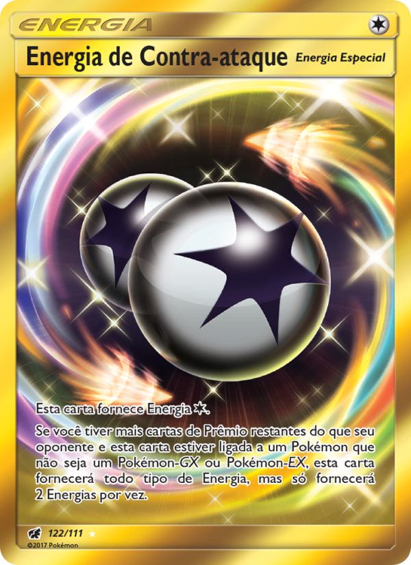 Energia de Contra-ataque 122 — Invasão Carmim (Portuguese Pokémon TCG card)