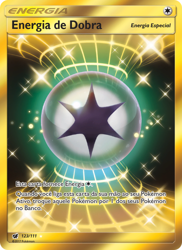 Energia de Dobra 123 — Invasão Carmim (Portuguese Pokémon TCG card)