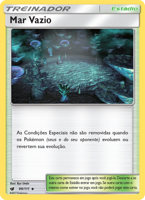 Mar Vazio 99 — Invasão Carmim (Portuguese Pokémon TCG card)