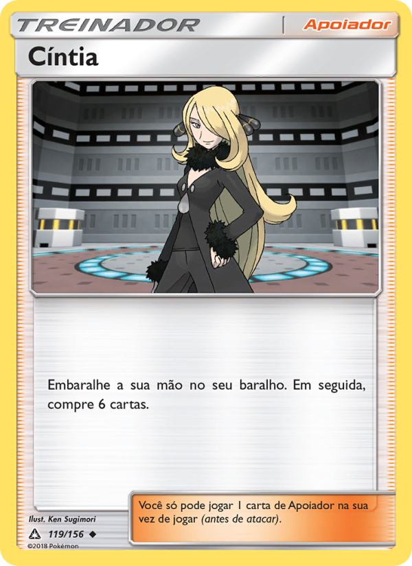 Cíntia 119 — Ultra Prisma (Portuguese Pokémon TCG card)