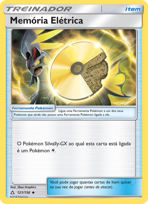 Memória Elétrica 121 — Ultra Prisma (Portuguese Pokémon TCG card)