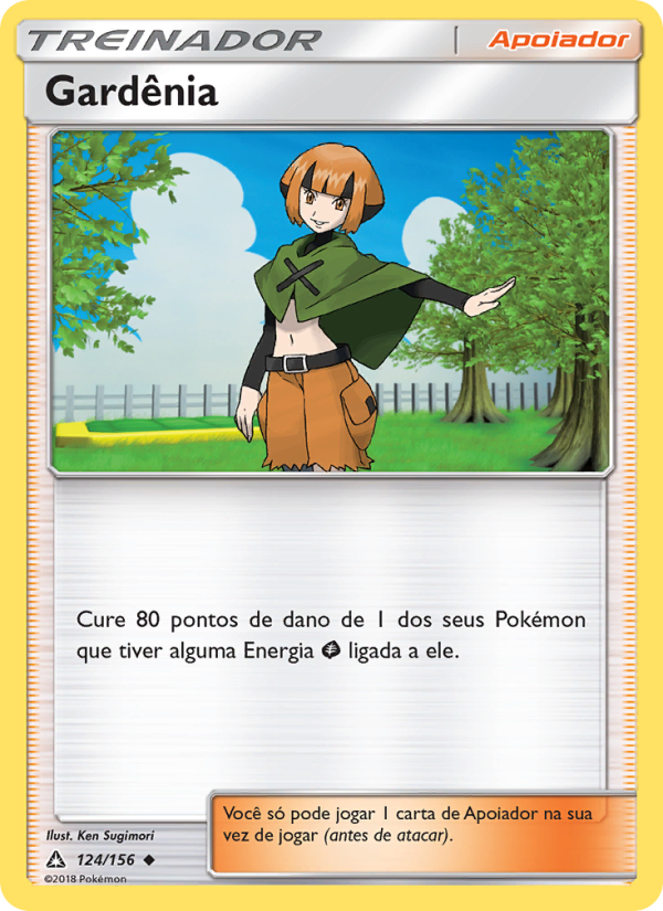 Gardênia 124 — Ultra Prisma (Portuguese Pokémon TCG card)