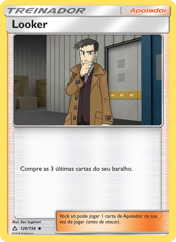 Looker 126 — Ultra Prisma (Portuguese Pokémon TCG card)
